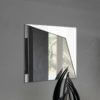 Specchio da parete in plexiglas bianco
