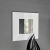 Specchio da parete in plexiglas bianco