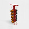 porta capsule salva-spazio rosso