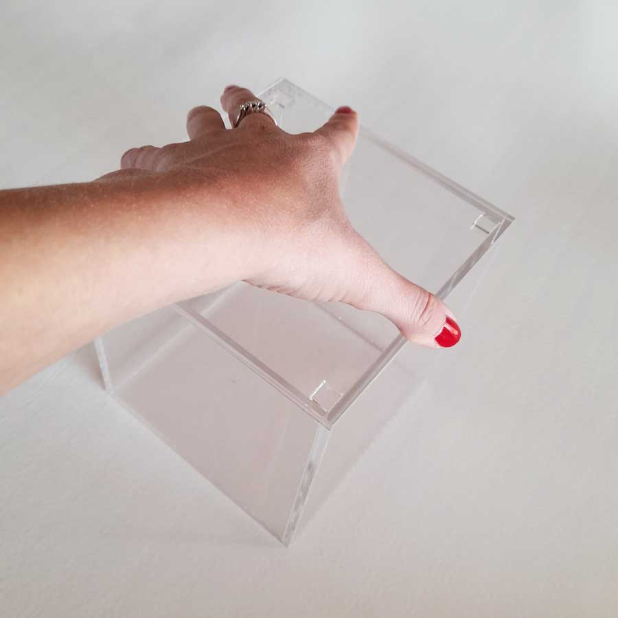 50 scatoline cubo plexiglass 5x5x5 cm : : Casa e cucina